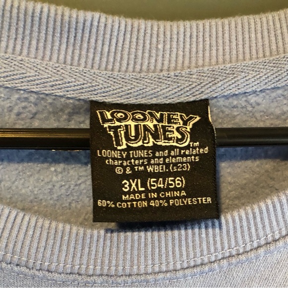 Men’s Looney Tunes Peace, Love & Unity Crew Neck Sweat Shirt Size 3XL - Picture 8 of 8